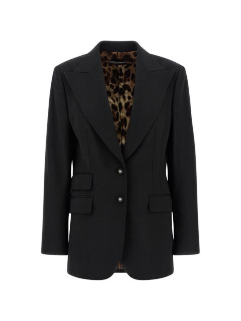 Turlington single-breasted blazer