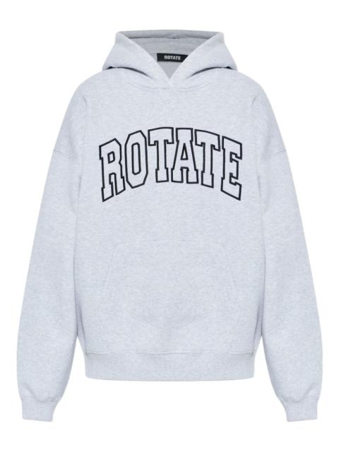 logo-print hoodie