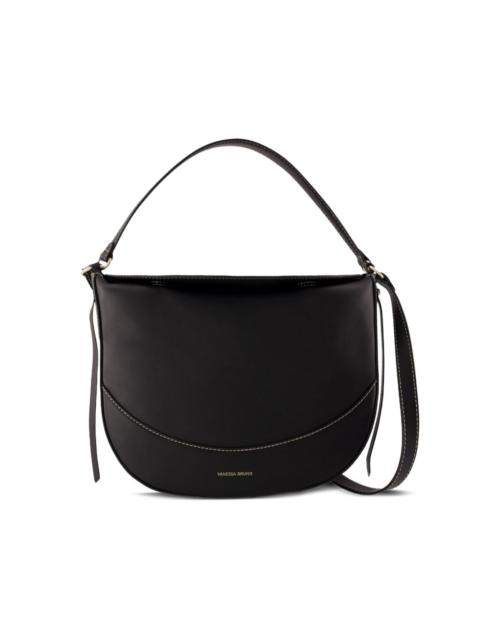 large top handle curved shoulder bag