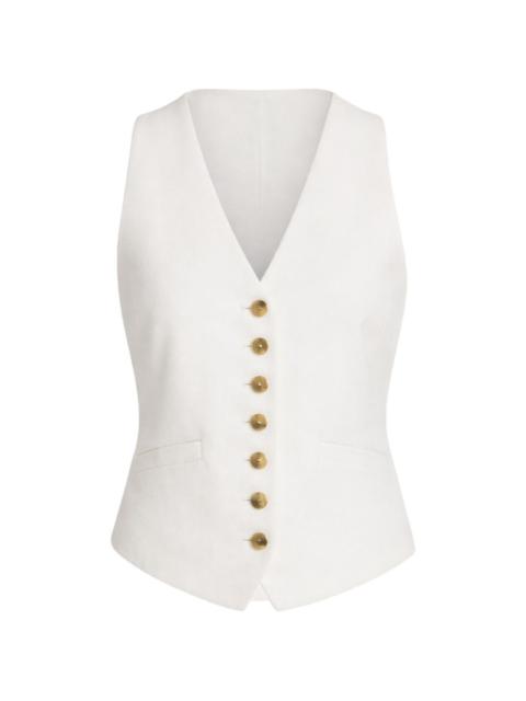 buttoned vest
