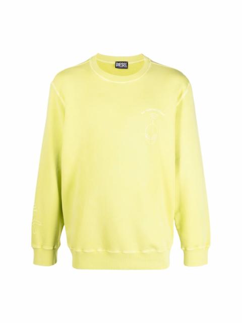 embroidered motif jumper