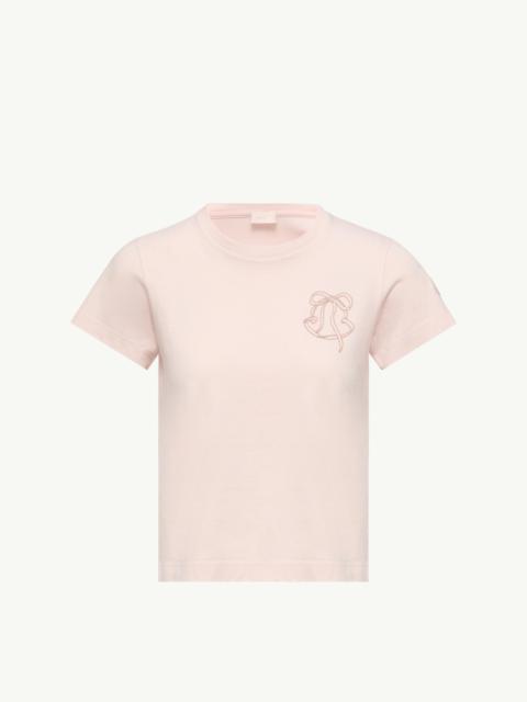 Embroidered Logo Cotton T-Shirt