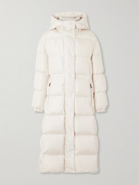 Chamer Hooded Quilted Shell Down Coat