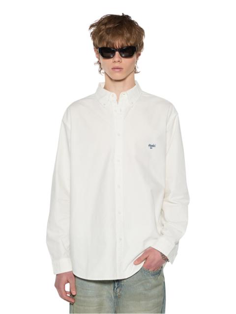 KSIGNATURE BUTTON DOWN LS SHIRT WHITE