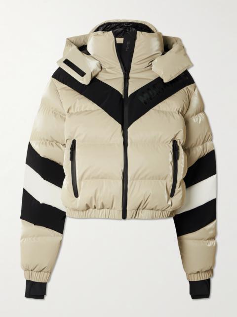 Kairi Hooded Cropped Quilted Down Ski Jacket