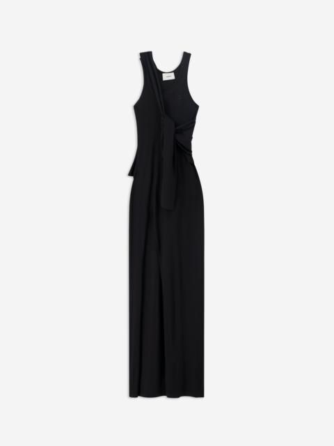 Knotted Jersey Maxi Dress