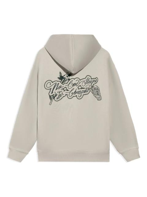 Li-Ning BadFive Sports Basketball Series Printing Hoodie 'Beige Black' AWDRH61-4