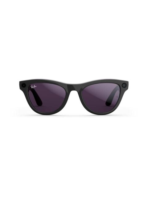 Ray-Ban Meta Skyler (Gen 2) Shiny Black Transitions® Amethyst Lenses