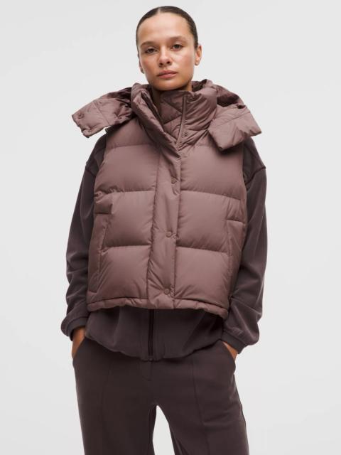 Wunder Puff 600-Down-Fill Cropped Vest