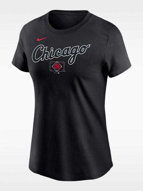 Chicago White Sox City Connect Wordmark Women's Nike MLB T-Shirt