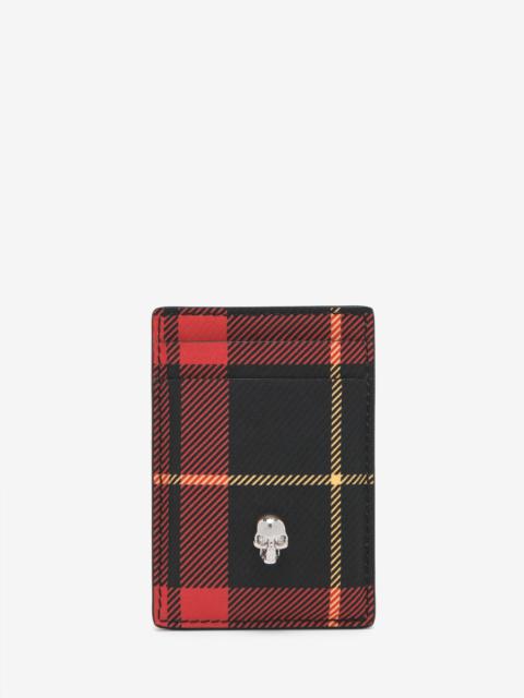 Tartan Magnetic Card Holder