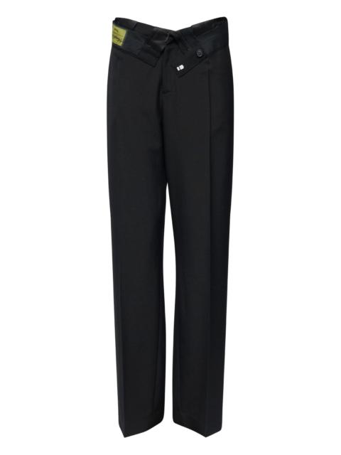 Mm6 Maison Margiela Cross-over Tailored Trousers