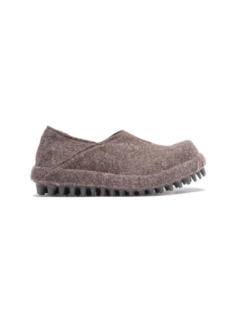 424 Felt Miner Slip On Brown
