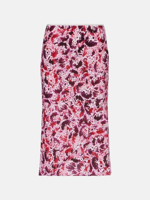 Floral pencil skirt