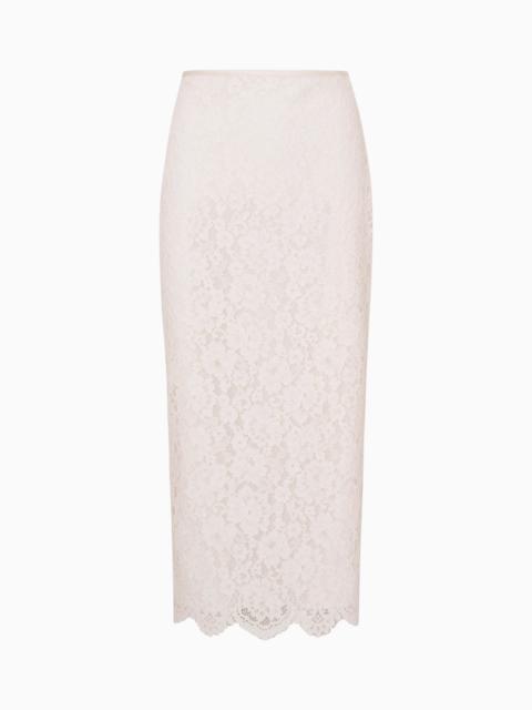 Ilse Lace Midi Pencil Skirt