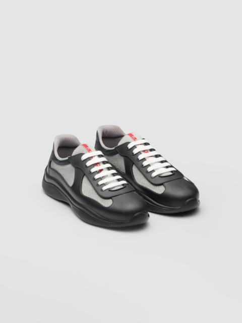 Prada America's Cup Soft rubber and bike fabric sneakers