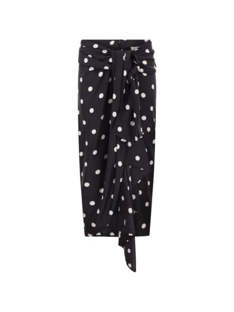 polka-dot bow skirt