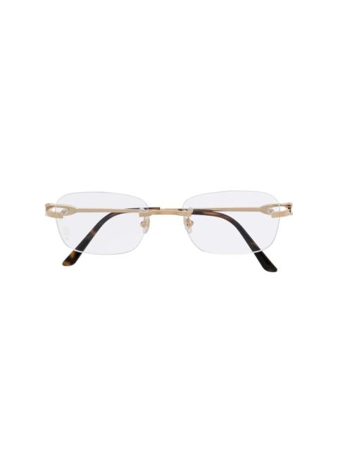 rectangle-frame glasses