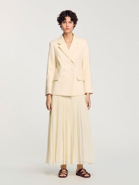 DOUBLE-BREASTED SUIT JACKET