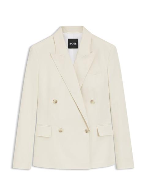 REGULAR-FIT BLAZER IN STRETCH COTTON