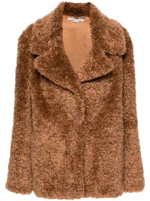 Fluffy faux-shearling jacket