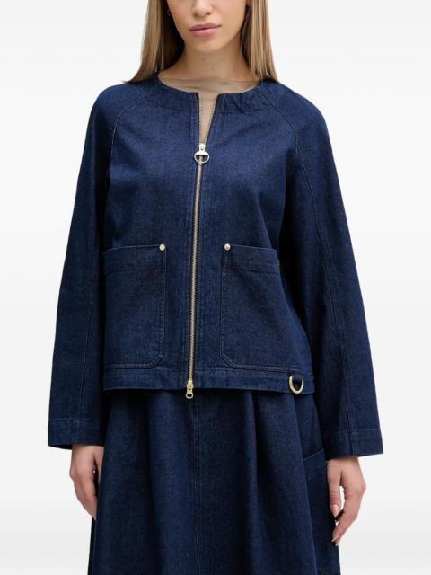 Saima zip-up denim jacket