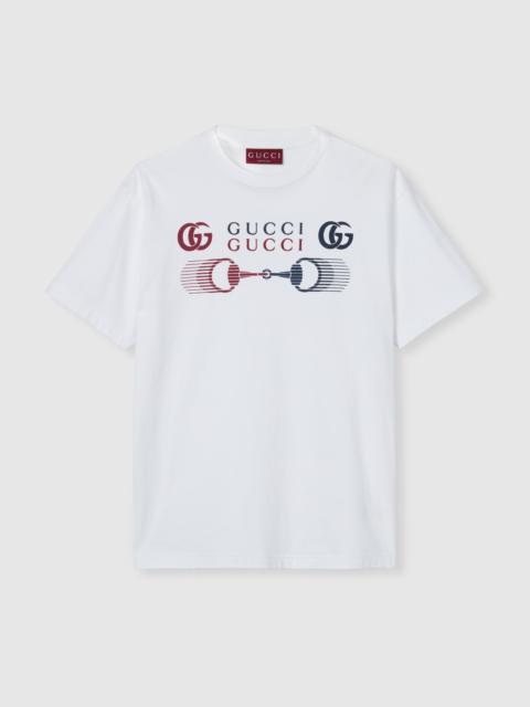 Printed cotton jersey T-shirt