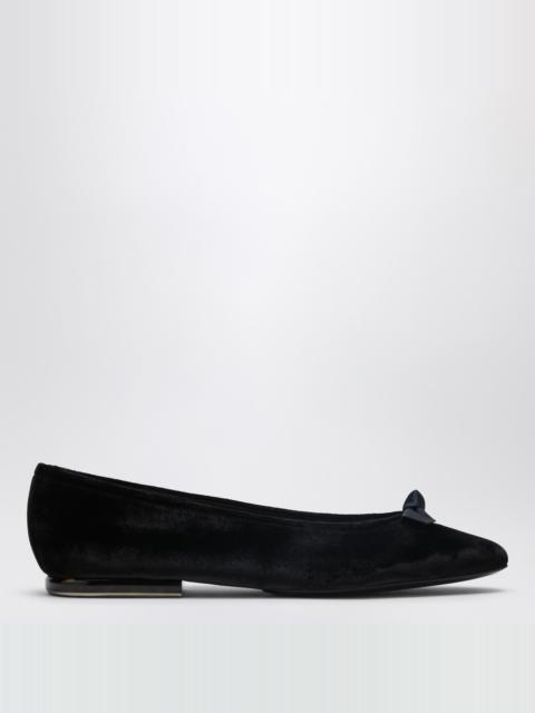 Primula ballet flats in black velvet