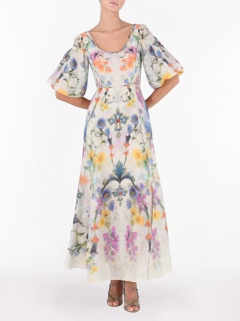 RAMIE PUFF SLEEVE MAXI DRESS