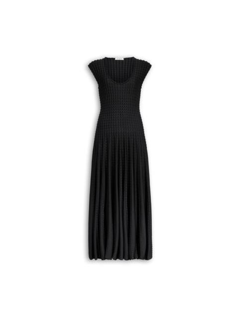 SCULPTURAL FLARE DRESS