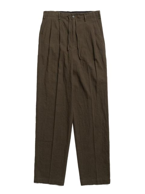 Hollywood Top Trouser Slub Cloth - Olive