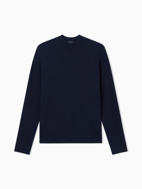 GIORGIO ARMANI FOR ALANUI CASHMERE AND SILK CREW-NECK JUMPER