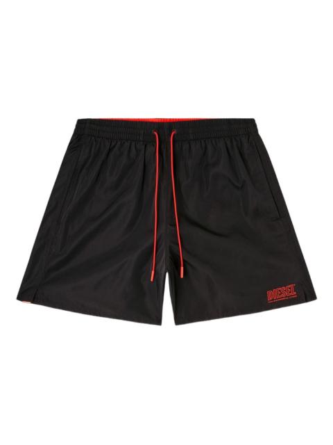 drawstring logo-detail swim shorts