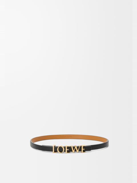 Double wrap LOEWE bracelet in calfskin