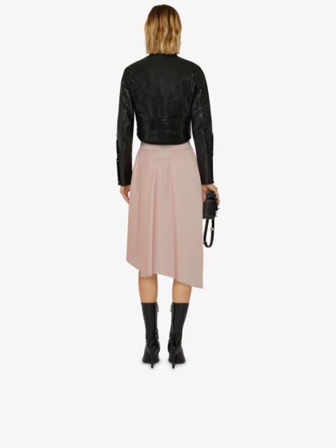 GIVENCHY ASYMMETRICAL PLEATED SKIRT