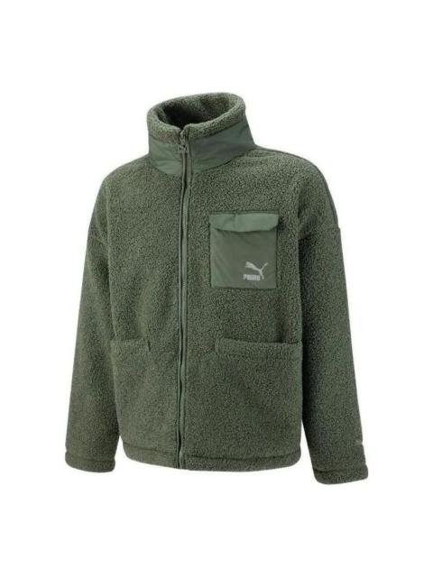 PUMA Patch Pocket Sherpa Jacket 'Green' 539570-64