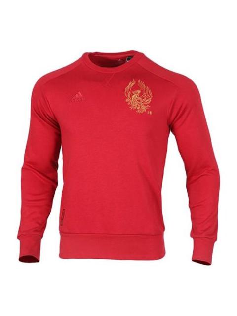 adidas Arsenal Soccer/Football Casual Sports Round Neck Pullover Red GH0030