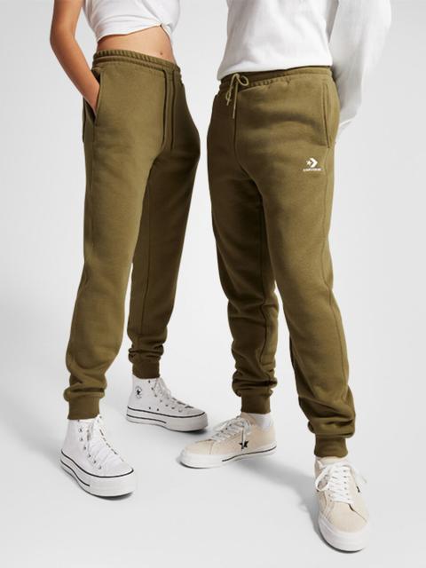 Converse Go-To Embroidered Star Chevron Standard-Fit Fleece Sweatpant