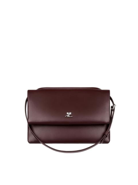 mini Cuff leather flap shoulder bag