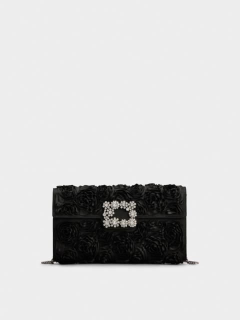 Efflorescence Clutch in satin