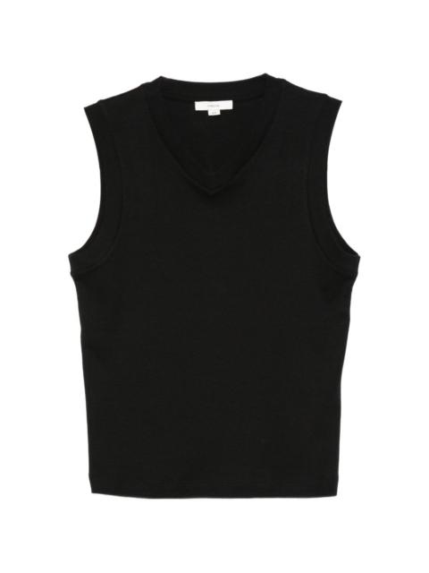 V-neck sleeveless tank top