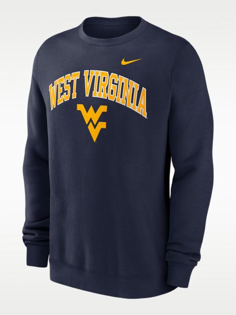 West Virginia Arch Men's Nike College Pullover Crew