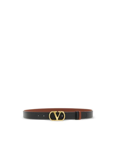 VLogo reversible leather belt