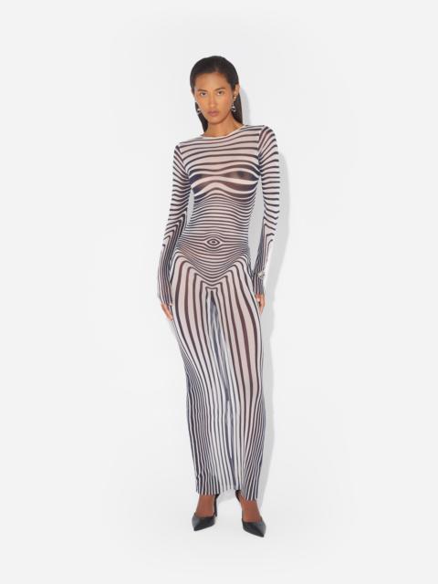 RE-EDITION - THE NAVY BLUE BODY MORPHING DRESS