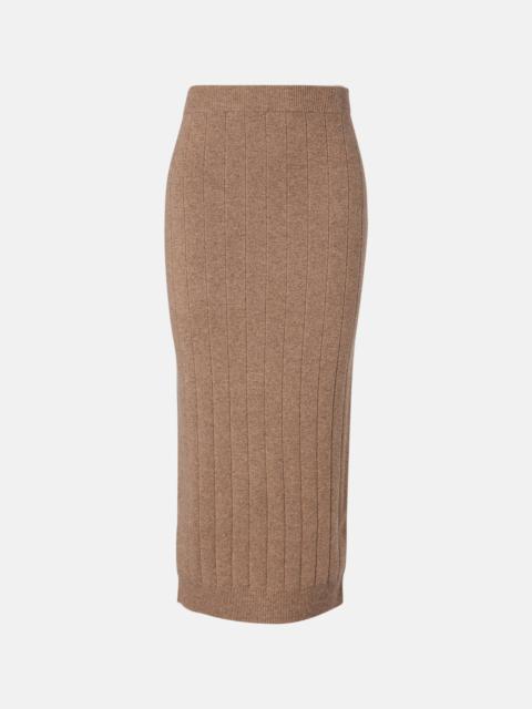 Sante cashmere midi skirt