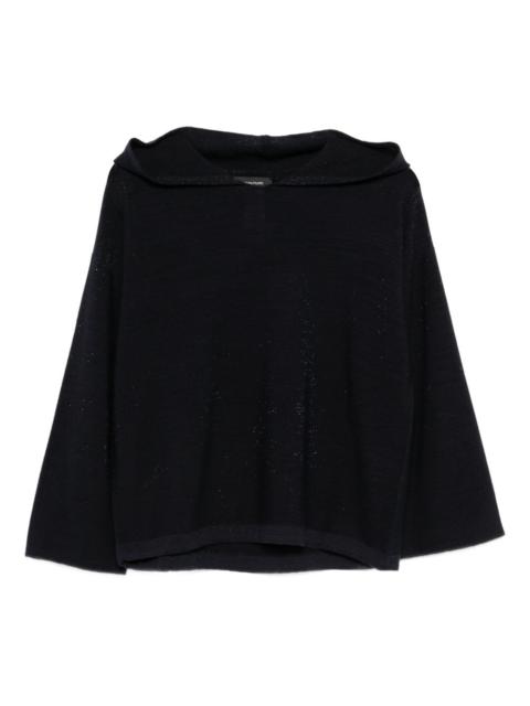 drawstring-hem sweater