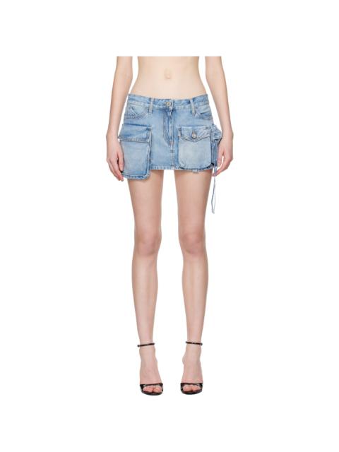 Blue Fay Denim Miniskirt