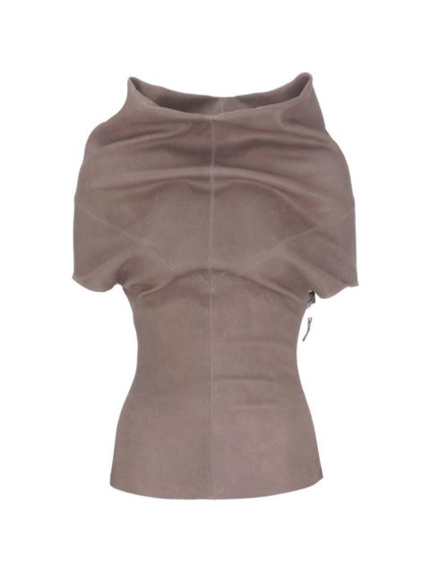 Shroud draped T-shirt