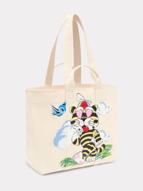 'KENZO Cartoon' large tote bag in canvas