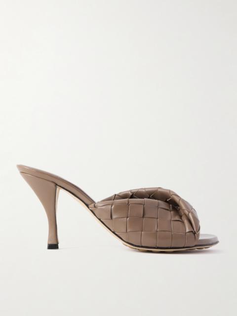 Blink Twisted Intrecciato Leather Mules